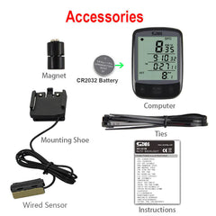 Bicycle Wireless Digital Speedometer & Odometer