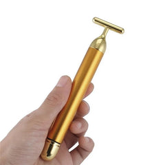 24K Gold T Beauty Bar & Facial Roller Massager