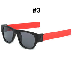 Fancy Slap Wristband Polarized Sunglasses