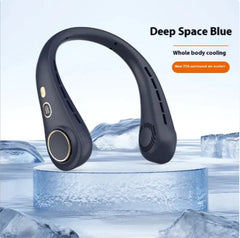 Portable Neck Fan w Digital Display