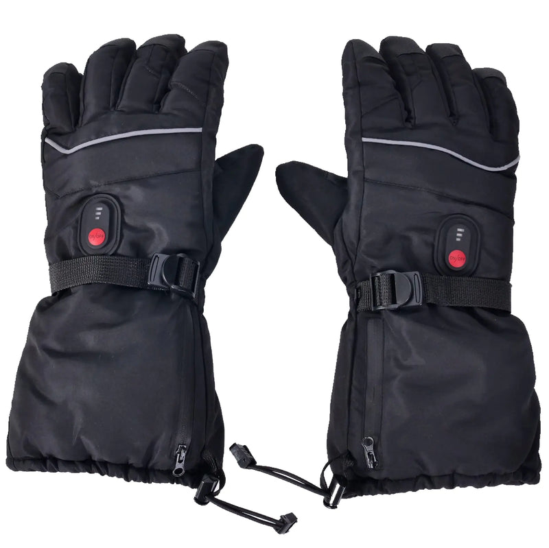 AA Battery-Heated Thick Thermal Gloves