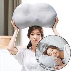 3D Neck Micro-Airball Pillow: Deep Sleep Washable Headrest