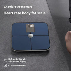 Smart VA Color Screen Heart Rate & Body Data Electronic Scale