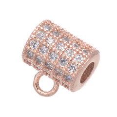 Copper Micro Inlay Beads & Zirconia Spacer Beads