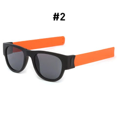 Fancy Slap Wristband Polarized Sunglasses