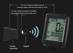 Bicycle Wireless Digital Speedometer & Odometer