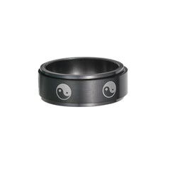 Stainless Steel Unisex Turning Decompression Gossip Ring