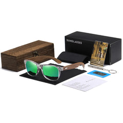 Retro Polarized Bamboo Wood Sunglasses