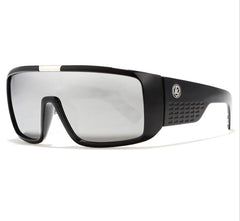 Polarized Shield Sunglasses w Square Frame Design