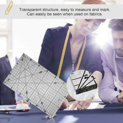 Multi-Functional Sewing Ruler for Quilting