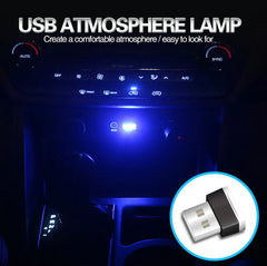 3x Mini Blue LED USB Ambient Lamp Accessories