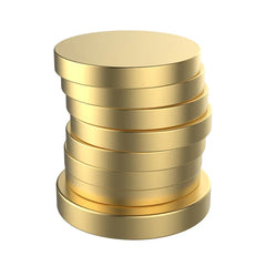 Gold Coin Metal Fidget Gyro Spinner