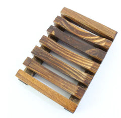 Space-Saving Bamboo & Wood Soap Dish