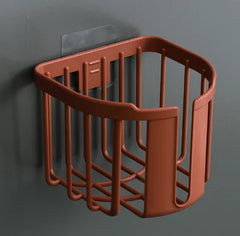 Multipurpose Bathroom Tissue Holder & Storage Basket