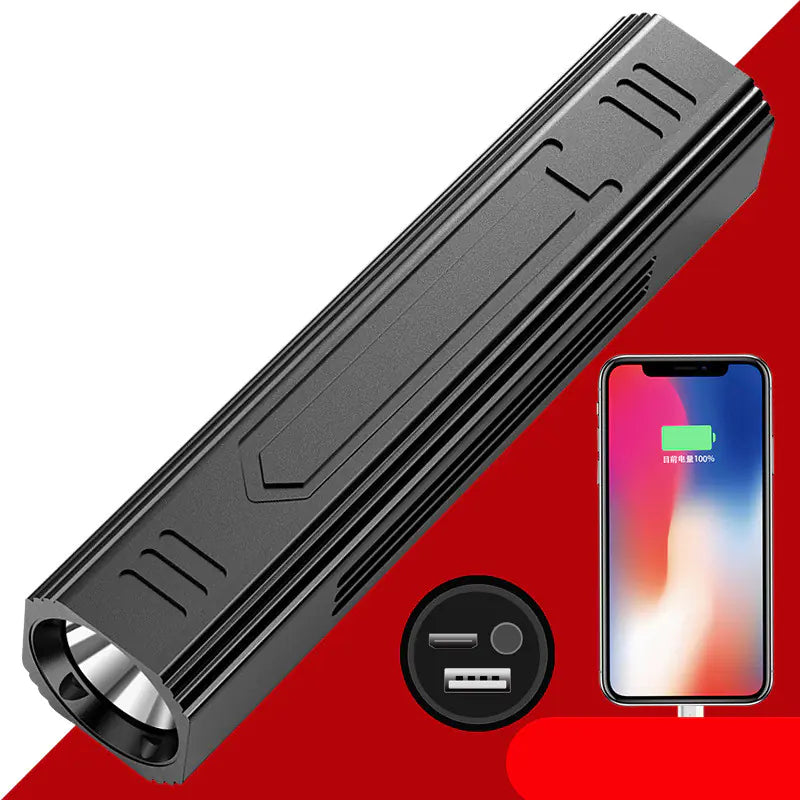 High-Intensity LED USB Rechargeable Flashlight