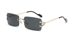 Retro Frameless Sunglasses